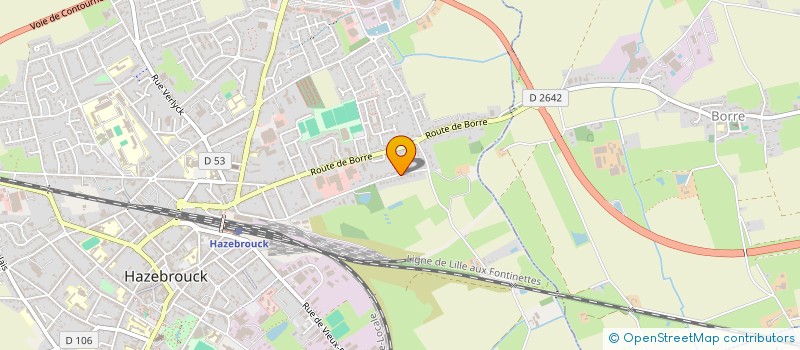 localisation de l'entreprise MADAME MORGANE VANOOST à HAZEBROUCK