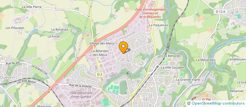 localisation de l'entreprise MADAME MORGANE VASSE  CALORGUEN