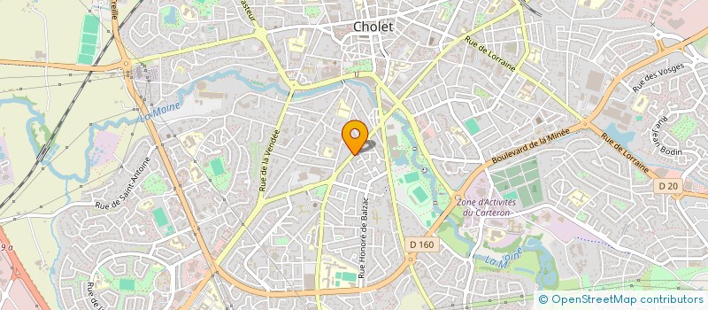 localisation de l'entreprise MADAME MORGANE VASSEUR à CHOLET
