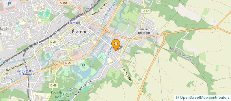 localisation de l'entreprise MADAME MORGANE VASTA à ETAMPES