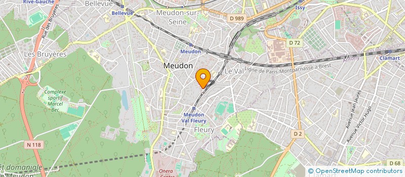 localisation de l'entreprise MADAME MORGANE VAUTEY  MEUDON