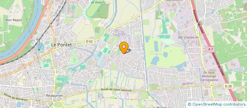 localisation de l'entreprise MADAME MORGANE VENIAT  LE PONTET