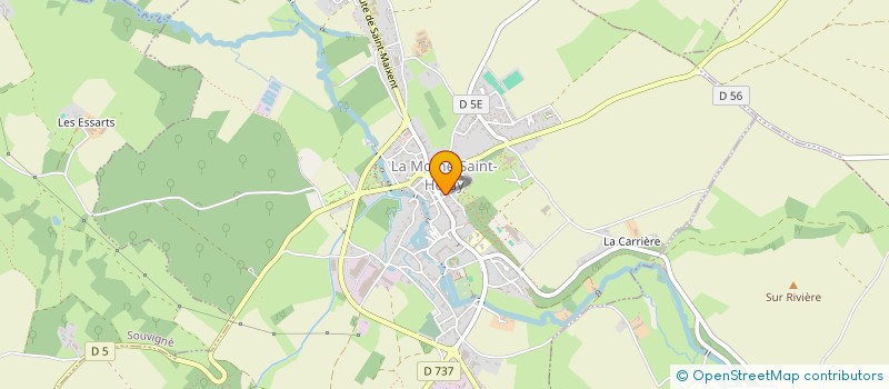 localisation de l'entreprise MADAME MORGANE VERGNAULT à SAINTE-EANNE