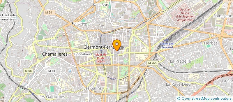 localisation de l'entreprise MADAME MORGANE VERGNE à CLERMONT-FERRAND