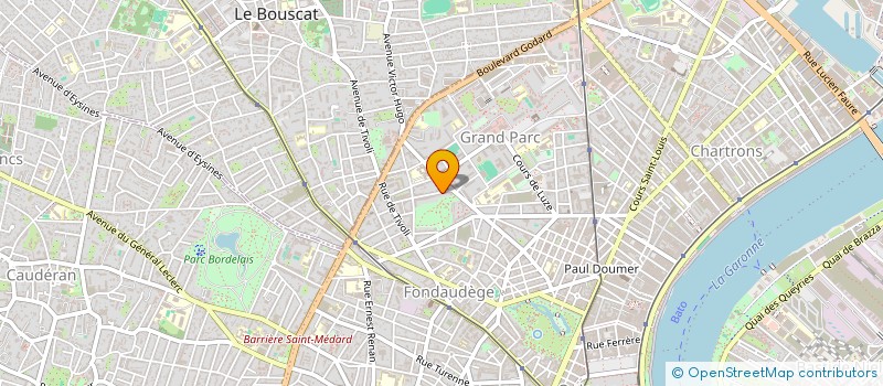 localisation de l'entreprise MADAME MORGANE VERHEECKE-CHEVALAZ  BORDEAUX