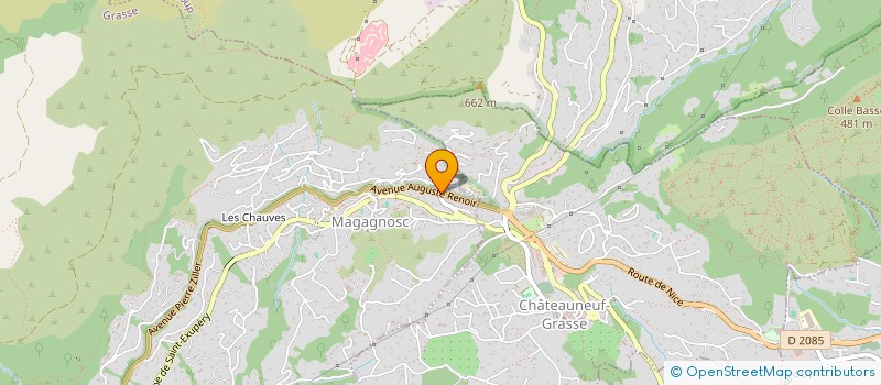 localisation de l'entreprise MADAME MORGANE VERON à GRASSE