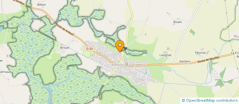 localisation de l'entreprise MADAME MORGANE VILLEDIEU  AMBON