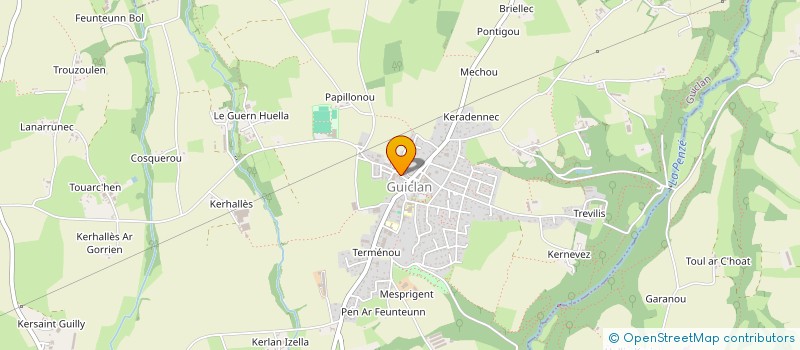 localisation de l'entreprise MADAME MORGANE VINETTE  GUICLAN