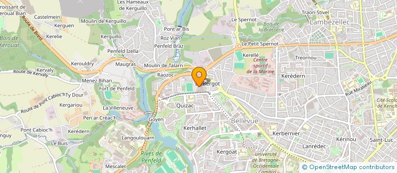 localisation de l'entreprise MADAME MORGANE VOYER à BREST