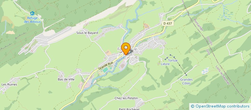 localisation de l'entreprise MADAME MORGANE VUEZ  FONCINE-LE-HAUT