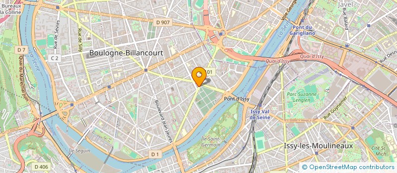 localisation de l'entreprise MADAME MORGANE WAGENER à BOULOGNE-BILLANCOURT