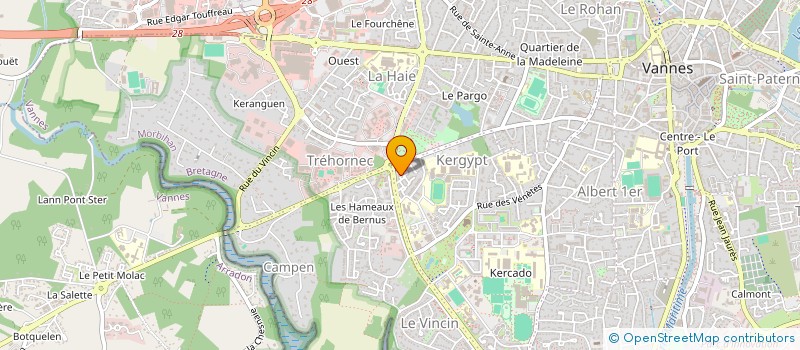 localisation de l'entreprise MADAME MORGANN LE ROUX à VANNES