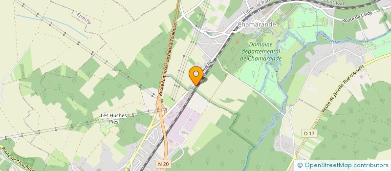 localisation de l'entreprise MADAME MORGANNE BHOWON  CHAMARANDE