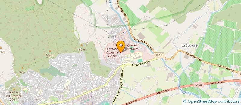 localisation de l'entreprise MADAME MORGANNE DEMAY  HYERES