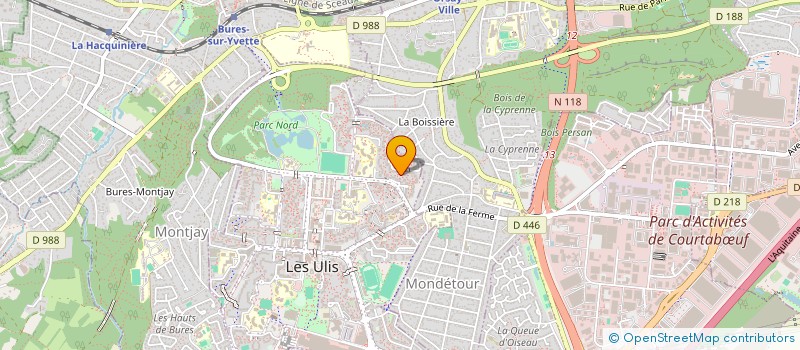 localisation de l'entreprise MADAME MORGANNE LEFRANCOIS  LES ULIS