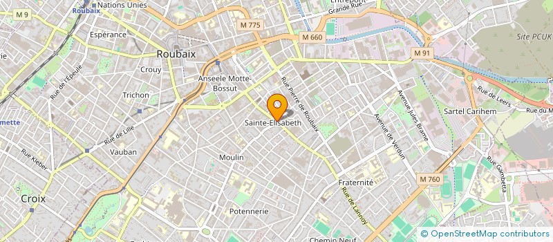 localisation de l'entreprise MADAME MORGANNE STOLTZ  ROUBAIX