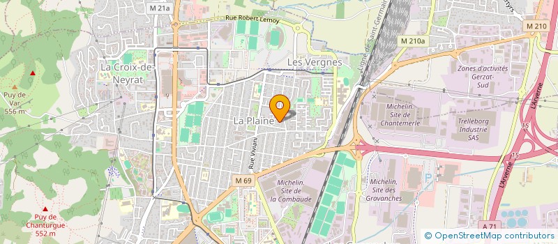 localisation de l'entreprise MADAME MORGIANE AMARA  CLERMONT-FERRAND