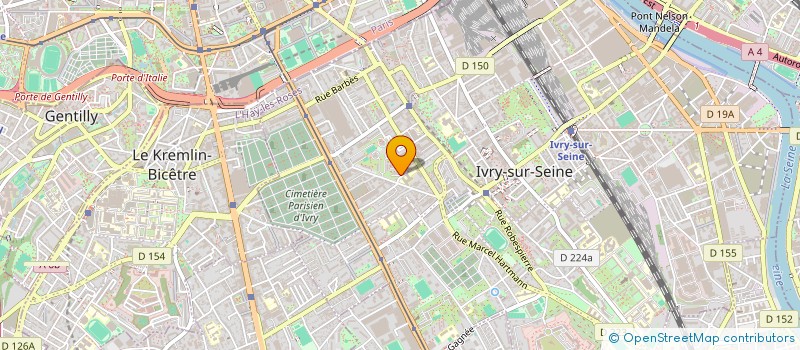 localisation de l'entreprise MADAME MORGIANE HASSAINE  IVRY-SUR-SEINE