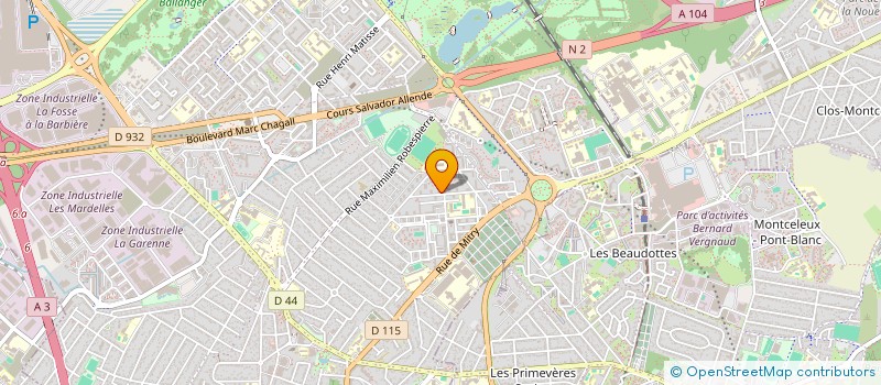 localisation de l'entreprise MADAME MORI ANG SINCHENDA à AULNAY-SOUS-BOIS