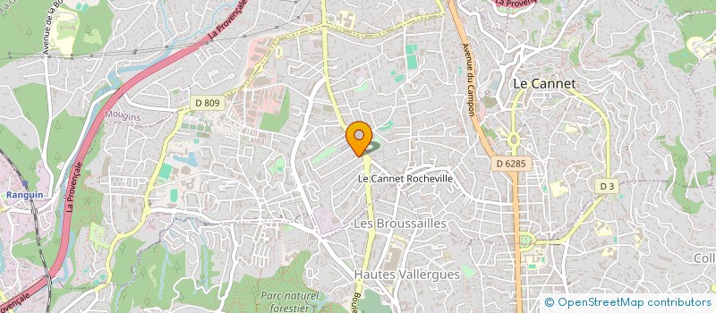 localisation de l'entreprise MADAME MORINE BORKOWIAK à LE CANNET
