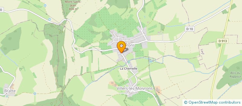 localisation de l'entreprise MADAME MORINE DE ROSSI  MOIVRONS