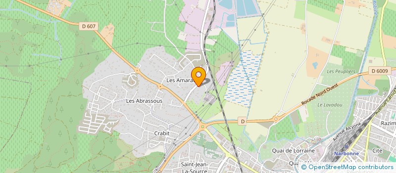 localisation de l'entreprise MADAME MORINE DEOLA  NARBONNE