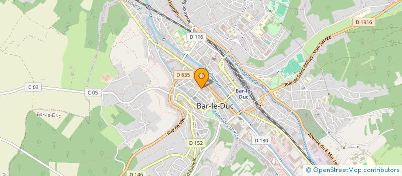 localisation de l'entreprise MADAME MORINE TROUSLARD à BAR-LE-DUC