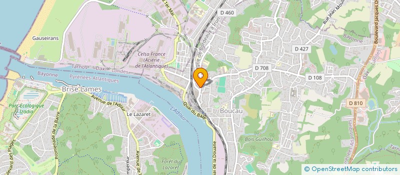 localisation de l'entreprise MADAME MORKHEILE ADA  BOUCAU