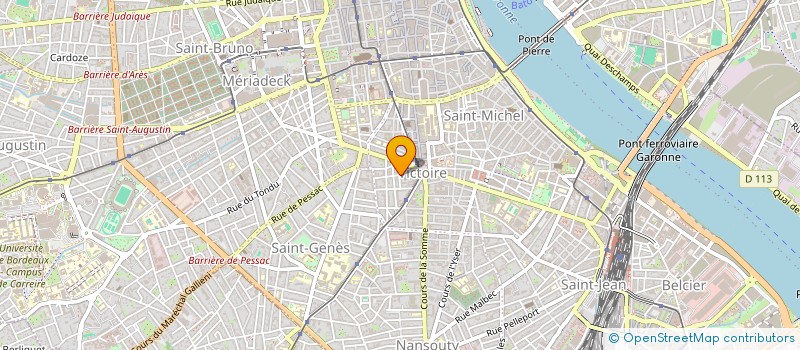 localisation de l'entreprise MADAME MORPHELIE DUMONT à BORDEAUX