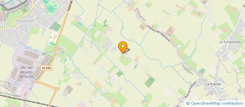 localisation de l'entreprise MADAME MORRIGANE LANFANT  HOUPLINES