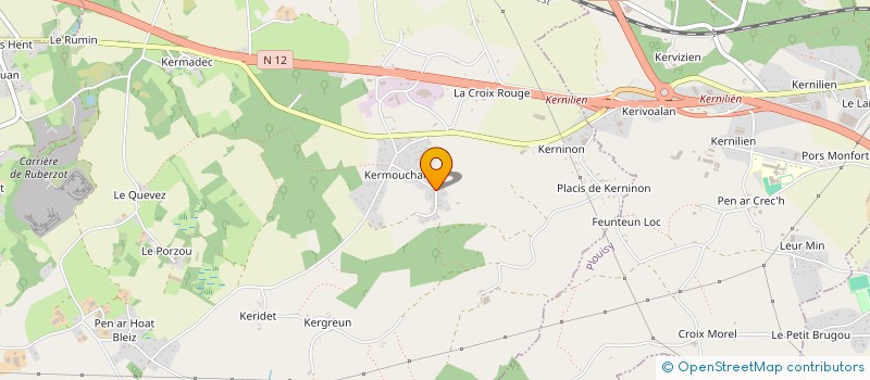 localisation de l'entreprise MADAME MORWENNA DAUGUET  TREGLAMUS