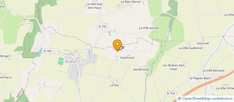 localisation de l'entreprise MADAME MORWENNA LE CUNFF  BULEON