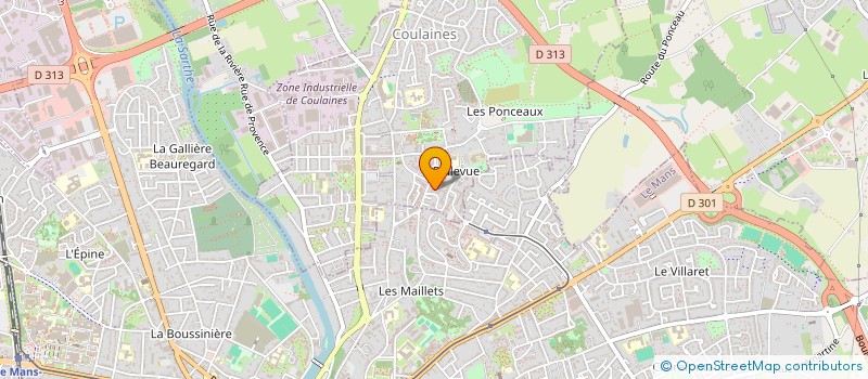 localisation de l'entreprise MADAME MORYANNE DEEL  LE MANS