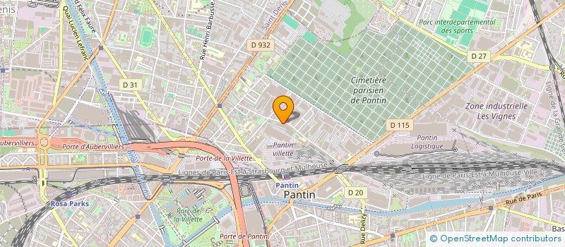 localisation de l'entreprise MADAME MOSAMMAT BEGUM  PANTIN