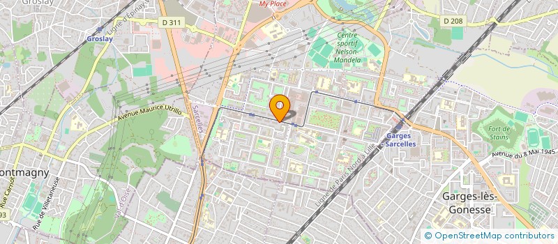 localisation de l'entreprise MADAME MOSHE GUENOUN à SARCELLES