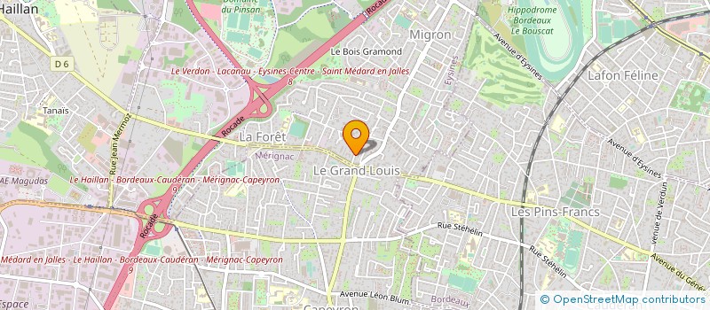 localisation de l'entreprise MADAME MOUANG SELY  LE TAILLAN MEDOC