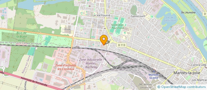 localisation de l'entreprise MADAME MOUFIDA ACHKIF  MANTES-LA-JOLIE