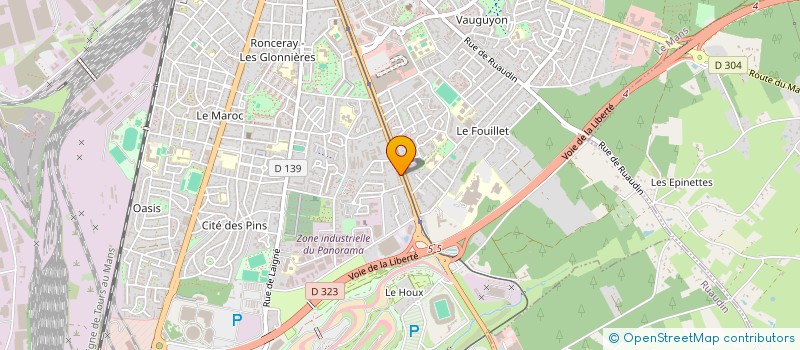 localisation de l'entreprise MADAME MOUFIDA BECHKA à LE MANS