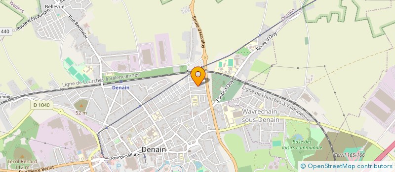 localisation de l'entreprise MADAME MOUFIDA BEN AISSI  DENAIN