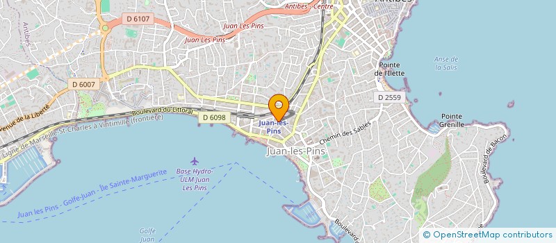 localisation de l'entreprise MADAME MOUFIDA KHELIFI à ANTIBES