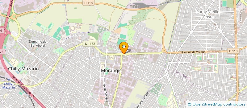 localisation de l'entreprise MADAME MOUFIDA MBARKA à MORANGIS