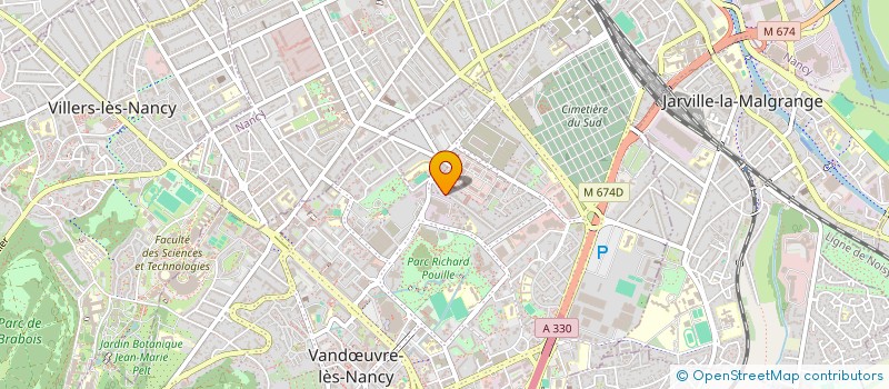 localisation de l'entreprise MADAME MOUHCINE ESSHAYMI  VANDUVRE-LES-NANCY