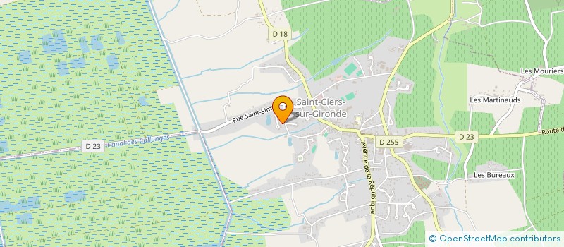 localisation de l'entreprise MADAME MOUMNA ABOU EL KACEM  SAINT-CIERS-SUR-GIRONDE