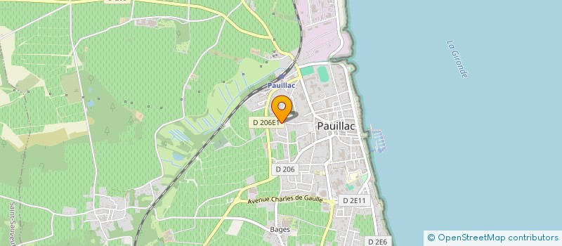 localisation de l'entreprise MADAME MOUNA AIT HAMMA  PAUILLAC