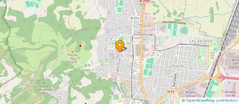 localisation de l'entreprise MADAME MOUNA AKACHAT  CLERMONT-FERRAND