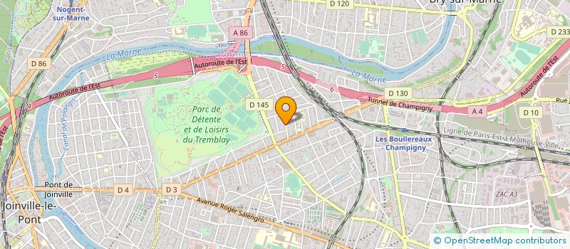 localisation de l'entreprise MADAME MOUNA AKRIM  CHAMPIGNY-SUR-MARNE