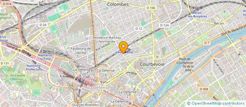 localisation de l'entreprise MADAME MOUNA ASSANE ASSAS à COURBEVOIE