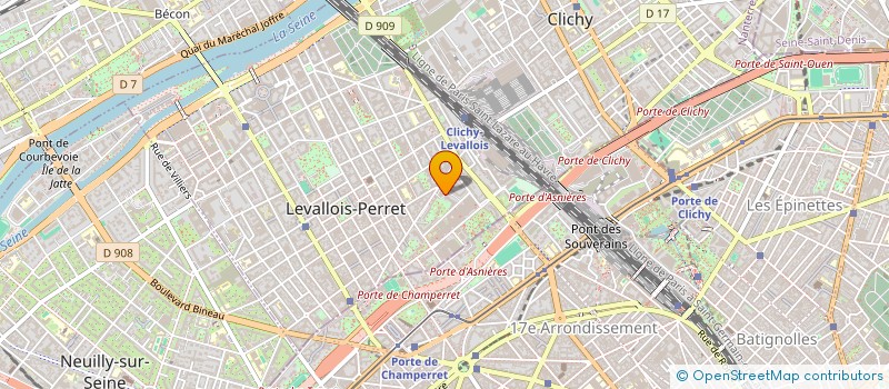 localisation de l'entreprise MADAME MOUNA ATER à LEVALLOIS-PERRET