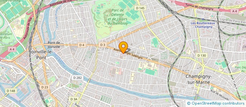 localisation de l'entreprise MADAME MOUNA BEN MOULA  CHAMPIGNY-SUR-MARNE