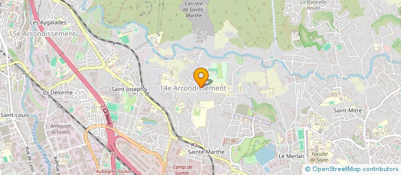 localisation de l'entreprise MADAME MOUNA BEN OMRANE à MARSEILLE 14EME